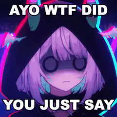 anime girl confused face zoom