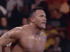 The Rock WWF entrance reaction