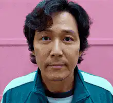 Squid Game Seong Gi-hun smiling