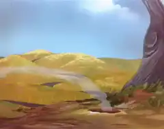 Tom flying through the air