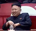 Kim Jong Un waving