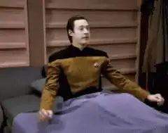 Jim Parsons as Data in Star Trek