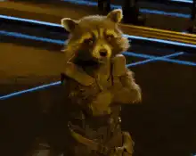 Rocket Raccoon smug smile