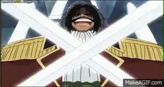 Admiral Akainu and Marine Soldier