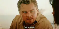 This is Africa Leonardo DiCaprio