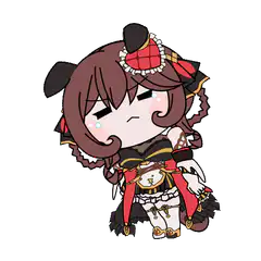 chibi girl with sad face