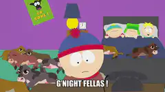 South Park boys say goodnight to cows