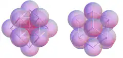Rotating crystal lattice structures