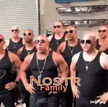 Nostr Family gang meme