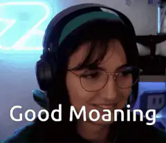 Good Moaning woman reaction