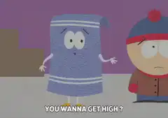 Towelie asks Cartman to get high