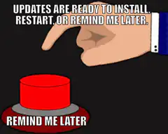 Remind Me Later Button