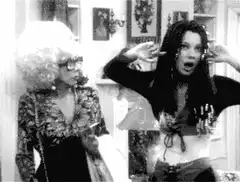 Marilyn Manson and drag queen dancing