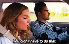 You didn't have to do that