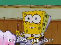 SpongeBob Did I Pass The Test