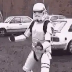 Stormtrooper dancing