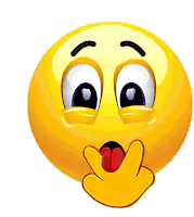 Winking emoji with tongue out