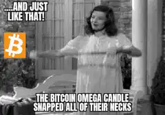 Bitcoin Omega Candle Snapped All Of Their Necks