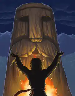 Aang summoning the Avatar State