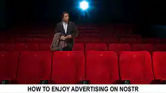 Man in empty theater shrugs