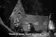 Could be worse. Could be raining.