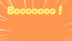 Wile E. Coyote screaming Boooooo!