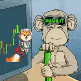 Bored Ape Pumping Shiba Inu