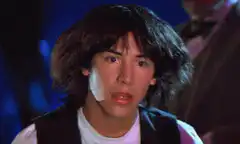 River Phoenix shocked face