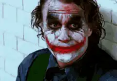 Joker nodding and smiling