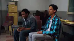 Troy Barnes makes a disgusted face
