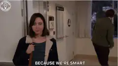 Aubrey Plaza Because We're Smart
