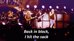 AC/DC Back in Black concert