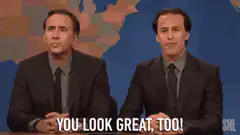 Nicolas Cage You Look Great Too SNL