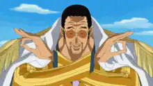 Admiral Kizaru activates his light powers