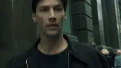 Neo sees the white bunny man