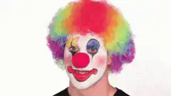 Clown makeup removal