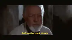 Before the dark times