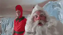 Santa Claus says Ho ho ho