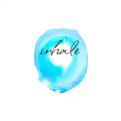 blue watercolor breathe animation