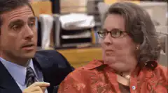 Michael Scott worried about getting a boner