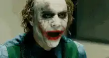 Joker laughing maniacally