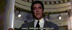 Vanity Definitely My Favorite Sin
