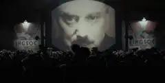 Big Brother watching the crowd