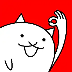 Happy cat waving against changing colors