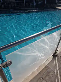 Sunlight on pool water