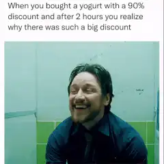James McAvoy Yogurt Discount Reaction
