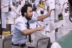 Charlie Day explaining the conspiracy