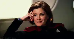 Counselor Troi Smiling