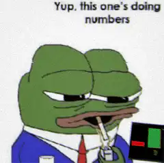 Business Frog doing numbers