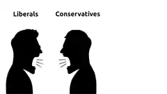 Liberals and Conservatives argue, Bitcoin fixes the world